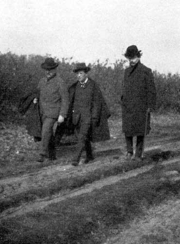 Willem Mengelberg avec Gustav Mahler et Alphons Diepenbrock
